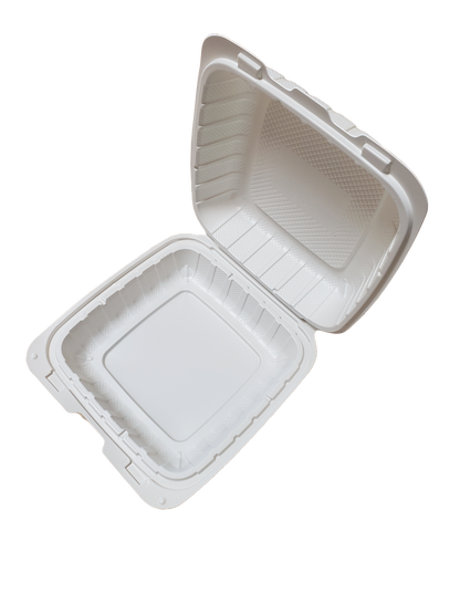 Take Out Container 8 x 8 inch 1 Compartment- 150/Case